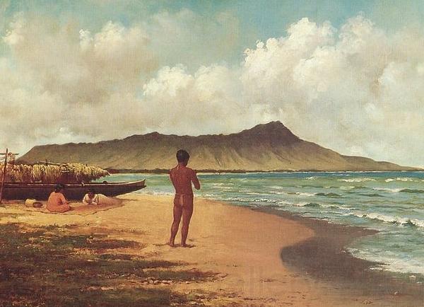 Elizabeth Armstrong Hawaiians at Rest Norge oil painting art